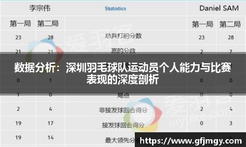 数据分析：深圳羽毛球队运动员个人能力与比赛表现的深度剖析